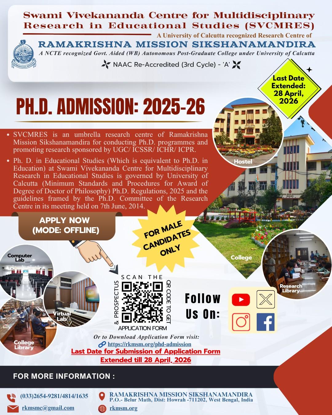 Ph.D. Admission Flyer